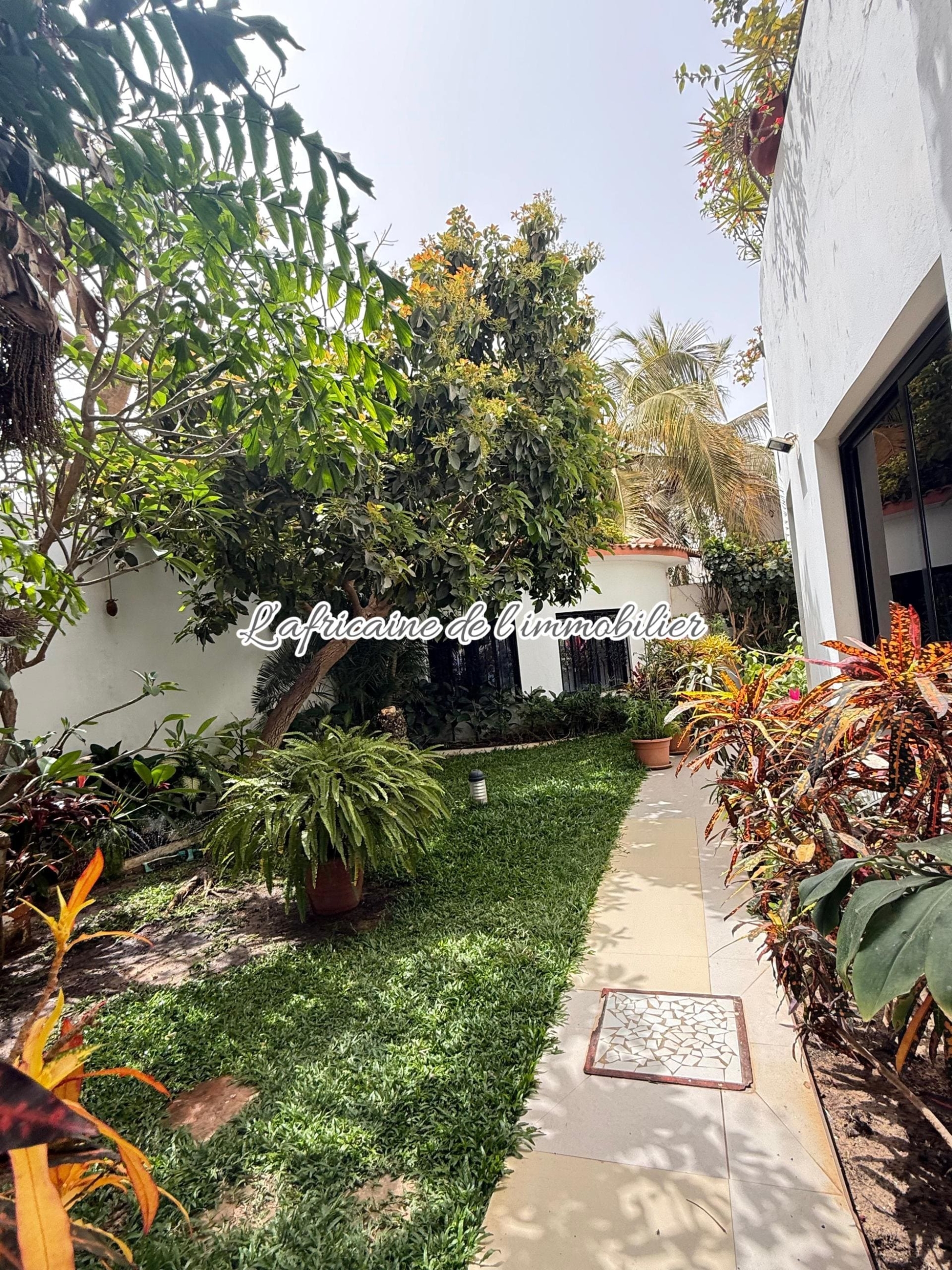 Jardin - villa R+2 avec jardin et terrasse aux almadies