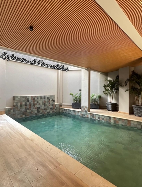 Cuisine ouvert - Appartement F4 à louer à Mermoz – Neuf avec piscine, parking;